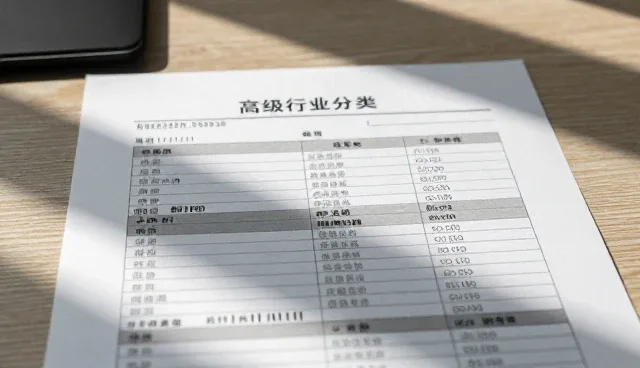 结果影响分析及高级行业分类检索应用建议